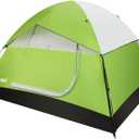 Camping Tent, TEKOMI Waterproof Family Dome Tent with Removable Rain Fly, Instant Cabin Tent for 60 Seconds Set Up, Advanced Venting Design, Fit Camp Backpacking Hiking Outdoor, Dark Green (4/5 Person)