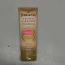 Jergens Natural Glow Self Tanner Body Lotion, Sunless Tanning, Fair to Medium Skin Tone, Daily Moisturizer with Coconut Oil, Vitamin E and Antioxidants, 7.5 Oz