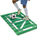 Soccer Training Mat Soccer Workout Drill Equipment Indoor Soccer Skills Drills Pad Soccer Training Drills Mat Ideal for Youth Soccer Player and Coaches Fundamentals Training