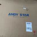 ANDY STAR Wall Mirror for Bathroom with Stainless Steel Metal Frame, 30"x40"Rectangle Rounded Corner Frame, Brushed Gold Finish