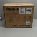 ROMECH 23L Hot Towel Warmer Cabinet, Professional Towel Heater with LED Temperature Display Setting, Extra Large Capacity Towel Warmers for Spa Massage Salon Home (Black, 23L)