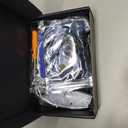 eXtremeRate Black Rubberized Grip Programable RISE4 V3 Remap Kit for PS5 Controller BDM-030 040 050 Models, Upgrade Board Redesigned White Bottom Shell 4 Black Back Buttons for PS5 Controller