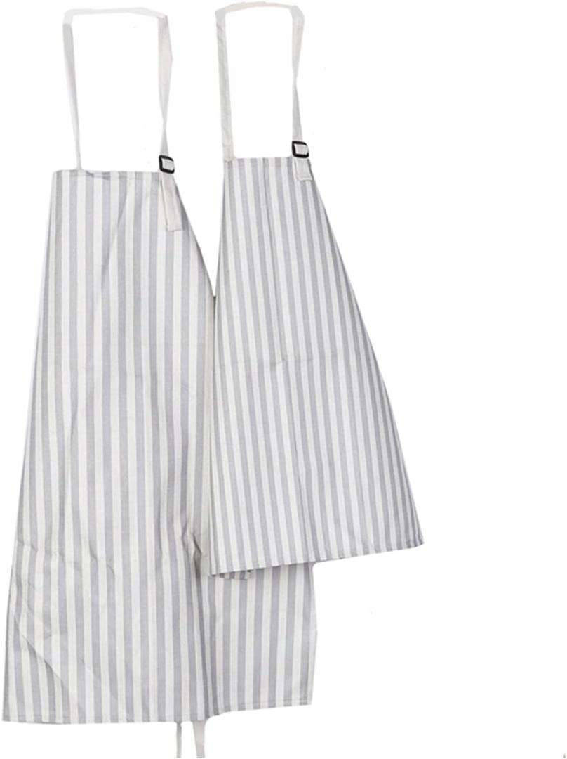Matching Aprons for Kids and Adults,2 PCS Aprons for Women & Kids Aprons,Perfect Mommy and Me Kitchen Cooking Apron (Gray)