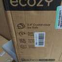 ecozy 2.4" Clear Ice Ball Maker Countertop with CrystalFlux Technology, Minimal Footprint Sphere Ice Maker with 8H Timer, 1 pcs in 40 Mins, 32 pcs/Day, Self-Cleaning for Home Bar Whiskey & Bourbon