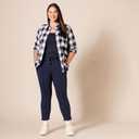 Amazon Essentials Womens Slim-Fit Tank Top (XX-Large, Navy/Yellow)