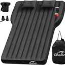Tesla Model Y Mattress: Inflatable Camping Bed Air Mattress for Model Y, Thickened Travel SUV Sleeping Pad with Car Air Pump 2 Pillows (Tesla Model Y Mattress, Black)