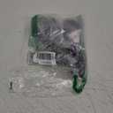 Angled 2-Slot Non-Polarized Angle Power Cord 8 FT (2-Pack), 90 Degree L-Shaped TV Power Cord, IEC320 C7 to NEMA 1-15P, 2 Prong Replacement Cable, Figure 8, Black, 2 Pack