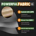 RAINDEWAY 20' X 40' Heavy Duty Tan Poly Tarp Multipurpose Waterproof Cover