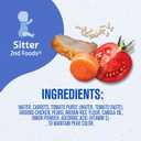 Gerber Stage 2 Baby Food, Chicken Rice Puree Tub, Nourishing Blends, No Added Colors or Flavors, Baby Puree, 16-Pack (EXP 06/30/26)