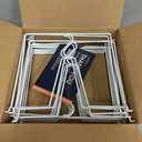 Wire Shelf Dividers for Closet: Tall 12 Pack 12-inch Deep Wire Rack Accessories - Adjustable Purse Organizer for Clothes Handbags - Metal Pantry Separators