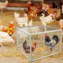 Heavy-Duty Pigeon Trap Cage with Escape-Proof Design Auto Bird Traps for Large Birds | Chicken, Duck, and Turkey Traps.Iron Powder-Coated Bird Trap Cage for Multiple Birds Rust-Resistant-XLSize