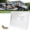 RV Skylight Outer Dome, 18"x 26" Universal Fits Standard 14" x 22" Openings, Shower Skylight for Camper Trailer, Fifth Wheel, Motorhome, Truck (Clear)
