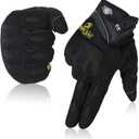 BORLENI Motorcycle Riding Gloves Touch Screen Full Finger Glove Motocross Road Racing Bike Outdoor Sports for Women Men, XXL