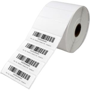 2 5/8" X 1 Direct Thermal Labels 2000 Per Roll Perforated Sticker for Barcode Shipping Labels Desktop Label Printers for Multipurpose Shipping Address (6 Rolls (12,000 Labels))