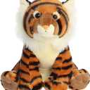 Aurora® Cuddly Husky Stuffed Animal - Cozy Comfort - Endless Snuggles - Gray 14 Inches, Tiger