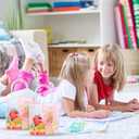 FYSUIMU Pink Bow Clear PVC Gift Bags Pink Coquette Bowknot Pencil Party Favor Bags with Handles Back to School Treat Tote Bag with Ribbon for First Day of School Birthday Baby Shower, 12 Pcs