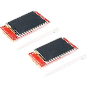 2Pcs 2.4" Color LCD Screen Module Resolution 240 * 320 2.4 inch TFT LCD Display with Touch Panel for Arduino ILI9341 Interface SPI
