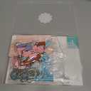 140 PCS Acrylic Keychain Blank Set, Book Double-Sided UV DTF Stickers Acrylic Keychain Making Kits for Vinyl DIY Craft Project Employee Appreciation Gifts