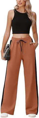 Heymoments Women's Summer 2Piece Outfits (2XLarge)