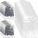 100 Pack Clear Plastic Garment Bags Dry Cleaning Plastic Bags 60 * 90cm Dust Proof Garment Bags Clear Clothes Covers Dry Cleaner Bags Hanging Dust Proof for Hanging Clothes At Home/Dry Cleaners