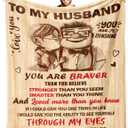 Anniversary Wedding Gifts for Husband, To My Husband Blanket 50" x 60" | Birthday Gifts for Husband from Wife, Romantic I Love You Gift for Husband, Christmas, Valentines or Fathers Day Gift for Him