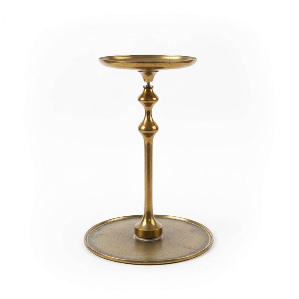 Safavieh Home Collection Corvus Antique Brass Round Side Table