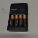 Duracell Ion Speed 1000-Battery-Charger for AA and AAA-batteries, Includes 4 Pre-Charged AA-Rechargeable-Batteries, for Household and Business Devices