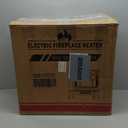 ZAFRO Freestanding Electric Fireplace Stove with Realistic Flame, 5100 BTU Electric Fireplace Heater with Retro Design, 1000W/1500W, Dual Safety Protection for Living Room, Bedroom (23 inch Standard)