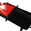 Largest 242 LEDs Full Body Red Light Therapy Mat, 24"x12" TPU Infrared Light Blanket, Dual Wavelength 660&850nm, Foldable Head Coverage for Home Use