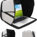 2 x Laptop Sun Shade for Working Outdoor - Computer Sunshade Bag Fits 13-16 inch Laptops PC Glare Shield Privacy Hood Case for Work Outside Travel