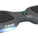 Gotrax Edge Hoverboard with 6.5" LED Wheels & Headlight, Max 5km Range & 10km/h Power by Dual 200W Motor, UL2272 Certified and 65.52Wh Battery Self Balancing Scooters for 44-176lbs Kids Adults(Black/Grey)