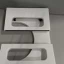 AmazerBath 7 Inches Bamboo Toilet Stool Squat for Adults, Foldable Poop Stool for Bathroom, 0.79" Thickness Potty Step Stool with Non-Slip Strip, No Assembly Required, Space-Saving, White