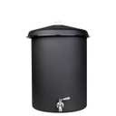 Ecofiltro | 7.1 Enamelware Gallon Water Purifier Dispenser with Activated Charcoal Matte Black Color - Eco-Friendly for Home, Office, and Kitchen Decor. Gravity-Fed Countertop Water Filter System