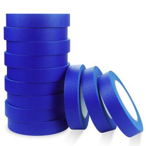 TOTDTDA Painters Tape 1 Inch Wide, 12 Pack Painters Tape for General Purpose Use, 1 Inch X 55 Yards X 12 Rolls, 660 Yards in Total