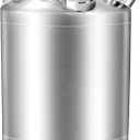 2.5 Gallon Stainless Steel Beer Kegerator Cleaning Kit with 2 D Couplers
