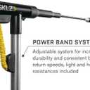 SKLZ Hurricane Baseball and Softball Swing Trainer, Adjustable Power Band System with Anti-Dent Ball Head, Height 23 to 38 Inches, Solo Hitting Practice for Youth Ages 14 and Under