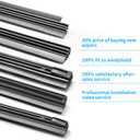 Wiper Blade Refill, 24''+18'' Windshield Wiper Refills 10 mm Fit for Mazda 3 2014-2018, Fit for Patrol 2010-2023 Rubber Refills 4 Pcs