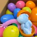 Jumlys 30 Pack Prefilled Easter Eggs with Toys, Mix 4 Sizes Surprise Plastic Easter Eggs with Toys Inside, Perfect for Easter Egg Hunt , Basket Stuffers and Party Favors