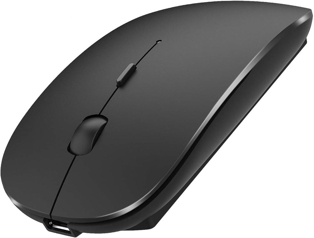 PEIBO Bluetooth Wireless Mouse for Laptop mac MacBook ipad MacBook air MacBook pro pc Desktop Computer Windows Chromebook Notebook (Black)