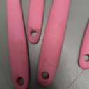 Silicone Spatulas Set, Rubber Spoon Spatula Heat Resistant Spoonula One Piece Design Seamless Spatula Non-Stick Scrapers Baking Mixing Tool (Pink)