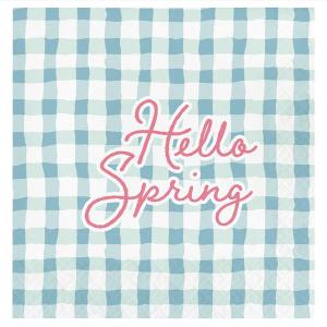4 x Hello Spring Napkins
