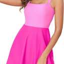 Aleumdr Women's One Piece Swimsuit Tummy Control Swim Dress Modest Full Coverage Skirt Bathing Suit with Pockets (Medium)