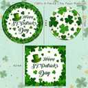 150 Pcs St. Patrick's Day Paper Plates and Napkins, 50 Sets Paper Plates for St. Patricks Day, St. Patrick's Day Perfect for St. Patricks Day Parties & Everyday Family Gatherings