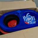 O-Cedar RinseClean Spin Mop & Bucket System + 2 Extra Mop Heads | Clean with Water | Removes 99% of Bacteria