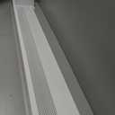 Redants 4 FT Baseboard Heater Covers with Left and Right Endcaps, Galvanized Steel Easy Slip-On Baseboard Cover for Replacing Old and Rusty Looking Electric and Hydronic Base board Heater Cover