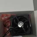 6 Packs Modular 120mm ARGB Chassis Fans, 3 Forward Fan +3 Reverse Fans,Easy to Assemble, ARGB and PWM Cooling Fan PC, Module ComputeFans, Daisy-Chain 5V RGB，Black