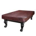 Heavy Duty Leatherette Billiard Pool Table Cover,Waterproof&Tearproof Cover for Pool Table,7/8/9 Foot Fitted (Black)