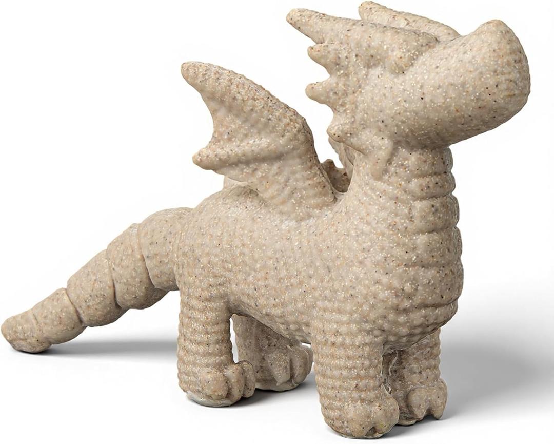 Dragon Statue Cute Winged Dragons Decor for Home Desk Bookshelf, Unique Gift for Friends and Family, Mini Dragon Figurine Mythical Creature