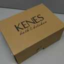 KENES Brushed Nickel Bathroom Faucet Single Handle Modern Prep Wet Bar Sink Faucet Bathroom Sink Faucets with Drain Assembly & Deck Plate, Farmhouse RV Camper Outdoor Utility Faucet, KE-9005B (Short)