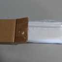 HESTIA No Drill Roman Shades for Indoor Windows, White, 23" W x 64" H